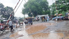 ৪৭৫ কোটি টাকার মহাসড়কে ফাটল-গর্ত, দুর্ভোগে যাত্রীরা