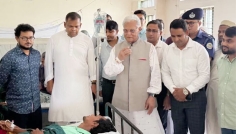 মির্জাগঞ্জ উপজেলা স্বাস্থ্য কমপ্লেক্স পরিদর্শনে এমপি আলতাফ চৌধুরী