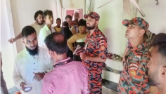 বন্দরে গ্যাস লিকেজ থেকে অগ্নিকাণ্ড, একই পরিবারের তিনজন দগ্ধ