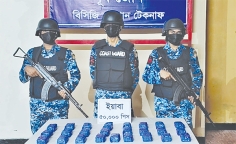 টেকনাফে পৃথক দুইটি অভিযানে ৮০ হাজার পিস ইয়াবা জব্দ করেছে কোস্ট গার্ড  