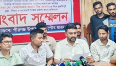 পীরগঞ্জে ছাত্রদল নেতাকে নিয়ে অপপ্রচারের বিরুদ্ধে সংবাদ সম্মেলন