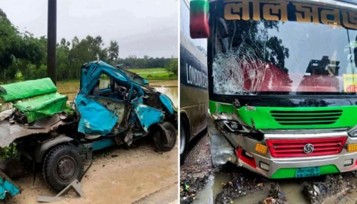 চকরিয়ায় বাস-লেগুনার মুখোমুখি সংঘর্ষে নিহত ৪, আহত ৫