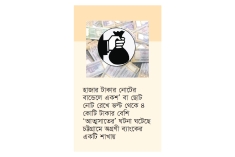 অগ্রণী ব্যাংকের ভল্ট থেকে ৪ কোটি ৩৮ লাখ টাকা গায়েব  