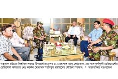চবি উপাচার্যের সঙ্গে কর্ণফুলী রেজিমেন্টের রেজিমেন্ট কমান্ডারের সাক্ষাৎ 