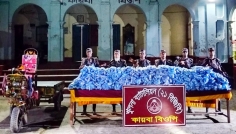 রুদ্রপুর সীমান্তে ৩১০ কেজি কারেন্ট জালসহ নছিমন আটক