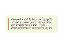 সামিটের এলএনজি টার্মিনাল থেকে গ্যাস মিলবে যখন  