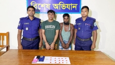 ভূরুঙ্গামারীতে কুখ্যাত মাদক ব্যবসায়ী মিজু ও নুর আলম গ্রেপ্তার