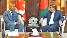 কানাডার হাইকমিশনারের সাথে প্রতিরক্ষা উপদেষ্টার সৌজন্য সাক্ষাৎ