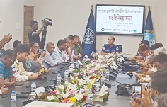 ফরিদপুরে সাংবাদিকদের সঙ্গে পুলিশের মতবিনিময়  