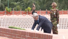 জাতীয় স্মৃতিসৌধে নবনির্বাচিত রাষ্ট্রপতির শ্রদ্ধা