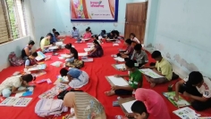 মুন্সীগঞ্জে সাংস্কৃতিক ঐক্য পরিষদের চিত্রাঙ্কন প্রতিযোগিতা