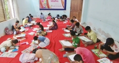 মুন্সীগঞ্জে চিত্রাঙ্কন প্রতিযোগিতা 