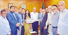 জিয়া হার্ট ফাউন্ডেশন, দিনাজপুরকে এনসিসি ব্যাংকের অ্যাম্বুলেন্স প্রদান  