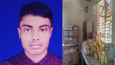 অসুস্থতায় থামেনি স্বপ্ন, ৪১ বই থেকে সমৃদ্ধ পাঠাগার আল-রুমানের