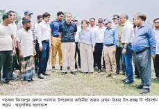 খানসামায় রাবার ড্যাম সাইট পরিদর্শনে জাইকার প্রতিনিধি দল  
