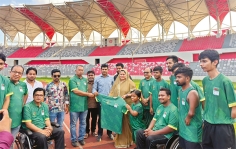 এশিয়ান প্যারা গেমসের প্রস্তুতি পরিদর্শনে এমপি মাহমুদা হাবীবা  