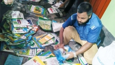 পীরগাছায় সার কারখানায় অভিযান, ৭২ বস্তা সার জব্দ