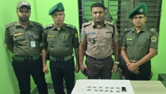 আনসার সদস্যের তৎপরতায় হাতিরঝিলে মিলল ৪৮ রাউন্ড গুলি