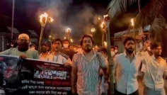 ফরিদপুরে নিষিদ্ধ ছাত্রলীগের মশাল মিছিল, ফেসবুকে পোস্ট