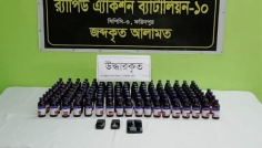 ভাঙ্গায় ৪ লাখ টাকার স্কাফ সিরাপসহ দুই মাদক ব্যবসায়ী গ্রেপ্তার