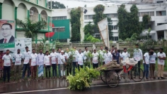 বিএনপির প্রতিষ্ঠাবার্ষিকী, ফরিদপুরে যুবদলের বৃক্ষরোপণ ও পোনা অবমুক্ত