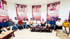 খুলনা প্রেস ক্লাবে এলাহি নাওয়াজ খান সাজুর মতবিনিময়