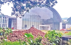 গুলিস্তানের নাট্যমঞ্চের সংস্কার কাজ  