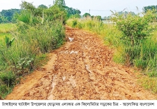 কাঁচা সড়কের বেহাল দশা পাকাকরণের দাবি 