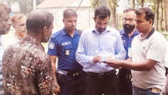 সাটুরিয়ায় অবৈধভাবে বালু-মাটি উত্তোলন, লাখ টাকা জরিমানা