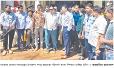 লালমোহন উপজেলা স্বাস্থ্য কমপ্লেক্স পরিদর্শন করলেন স্পিকার  