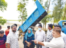 সোনাগাজীতে ডাম্পিং স্টেশন স্থাপনের স্থান নির্ধারণ 