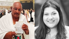 মেয়ে কারিনার পাসপোর্ট বুকে চেপে কাবা শরিফে কায়সার হামিদ