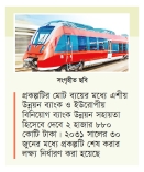 দেশে প্রথম বৈদ্যুতিক ট্রেন চলবে নারায়ণগঞ্জ-জয়দেবপুর রুটে  