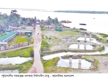 ১,০৪২ কোটি টাকার সেতু অর্ধনির্মিত, থমকে আছে কাজ  