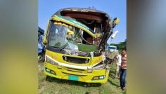 সিরাজগঞ্জে বাসের ধাক্কায় ট্রাকের দুই হেলপার নিহত