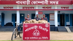 পাটগ্রাম সীমান্তে পাট-সাইকেল ফেলে পালাল চোরাকারবারিরা