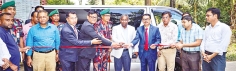সীমান্ত ব্যাংকের পক্ষ থেকে শাবিপ্রবিকে মাইক্রোবাস প্রদান 