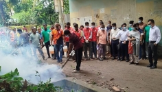 সাতক্ষীরায় ডেঙ্গু সচেতনতায় র‍্যালি ও পরিচ্ছন্নতা অভিযান