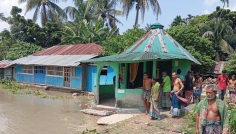 কাউখালীতে নদীভাঙনে ৫ মন্দির বিলীন, গৃহহীন ৩০ পরিবার