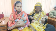 ৩ পুত্র সন্তান জন্ম দেওয়া কল্পনার পাশে উপজেলা প্রশাসন