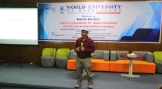 WUB-তে বিশ্বমানের শিক্ষা, বৃত্তি এবং আন্তর্জাতিক ক্যারিয়ার বিষয়ক সেমিনার অনুষ্ঠিত