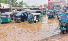 গৌরীপুর-হোমনা সড়কের ৯ কিলোমিটার বেহাল  