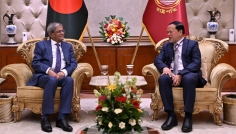 ড্যাফোডিল বিশ্ববিদ্যালয়ের প্রতিনিধিদলের সঙ্গে রাষ্ট্রপতির সৌজন্য সাক্ষাৎ