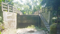 কাউখালীতে ৮ বছরেও শেষ হয়নি ব্রিজ, সাঁকোয় ঝুঁকিপূর্ণ পারাপার