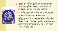 জোরদার হচ্ছে পুলিশের বলপ্রয়োগ ও মানবাধিকারবিষয়ক প্রশিক্ষণ  