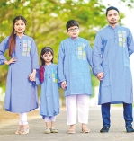 একই সাজে পরিবারের সবাই  