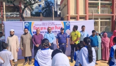 চাঁদপুরে হাত ধোয়া দিবসে পরিচ্ছন্নতার অঙ্গীকার শিক্ষার্থীদের