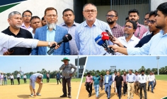আনভীর ক্রিকেট স্টেডিয়াম দেখে সন্তুষ্ট বিসিবির প্রতিনিধি দল