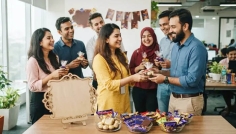 সহকর্মীকে চকলেট উপহার দেওয়ার দিন আজ