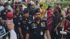 মানিকগঞ্জে পূজার নিরাপত্তায় তৎপর এসআরবি-৪, পরিদর্শনে অধিনায়ক